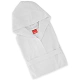 Gabel Golf Accappatoio con Cappuccio, Cotone, 10 Bianco, L